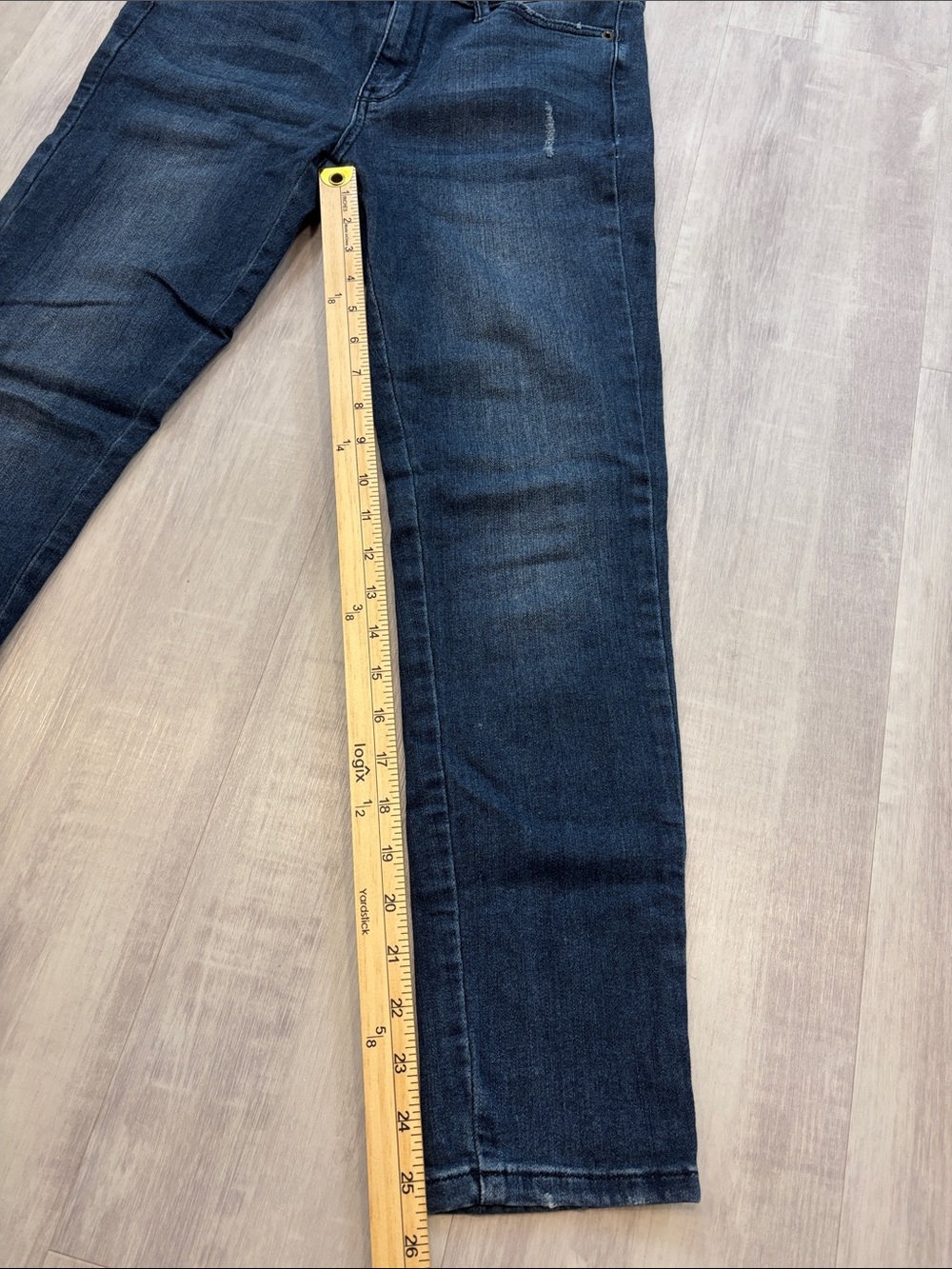 Just USA Women's Skinny Jeans in Dark and Medium Blue (Bundle) - Picture 6 of 14